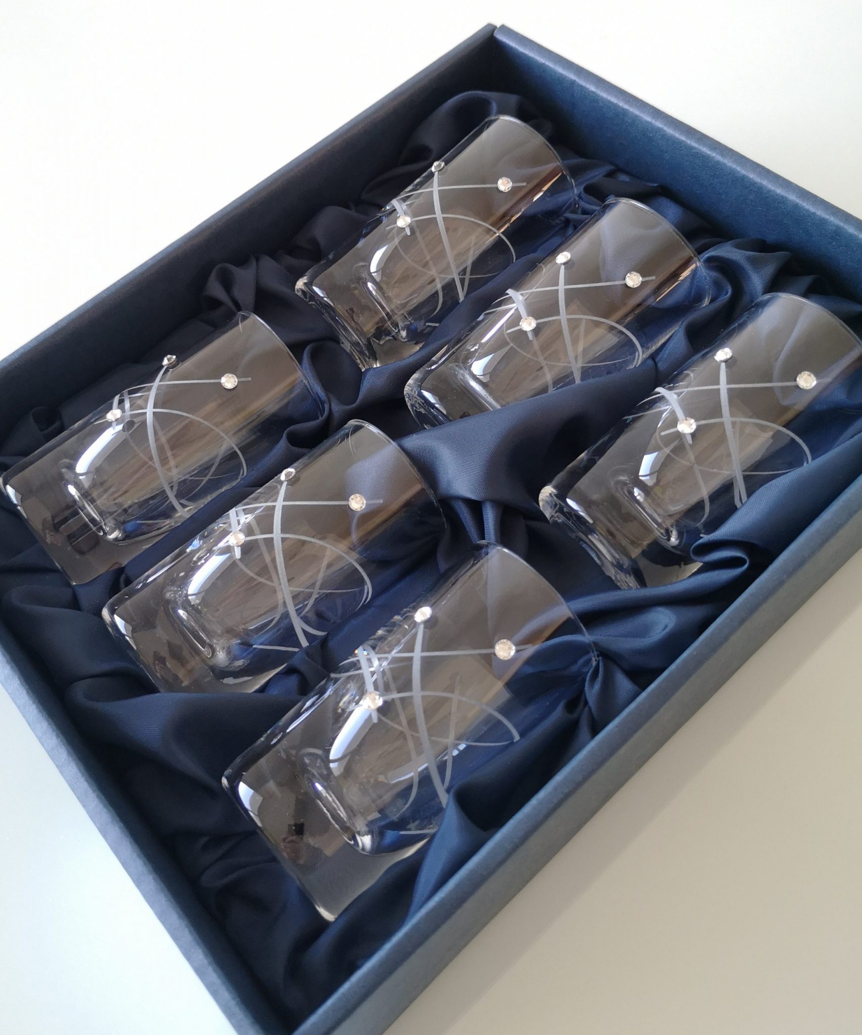 Lines Gradim crystals, pohár 70 ml, 6 ks – Obrázok 3