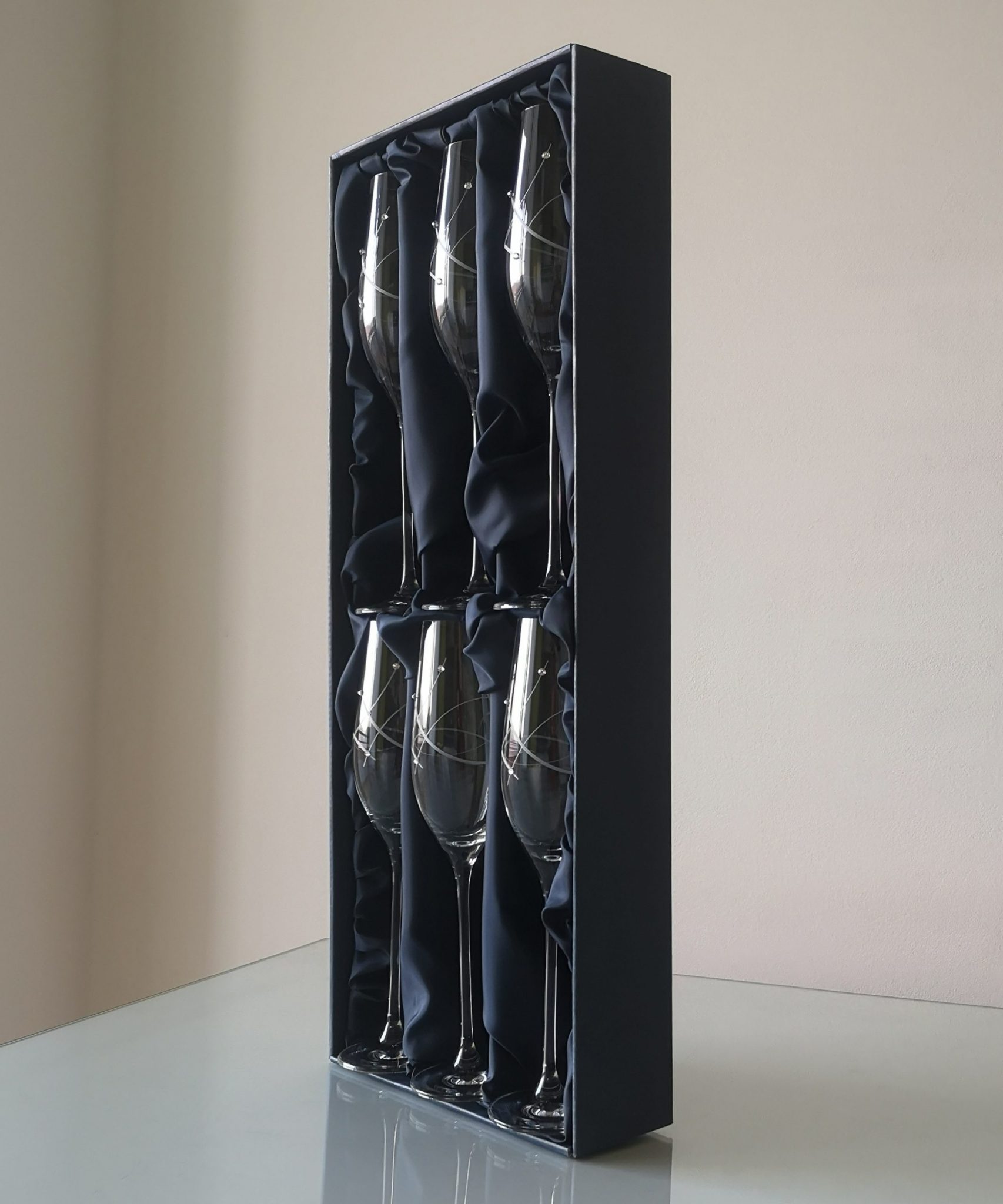 Lines Gradim crystals, šamp. flauta 210 ml, 6 ks – Obrázok 2