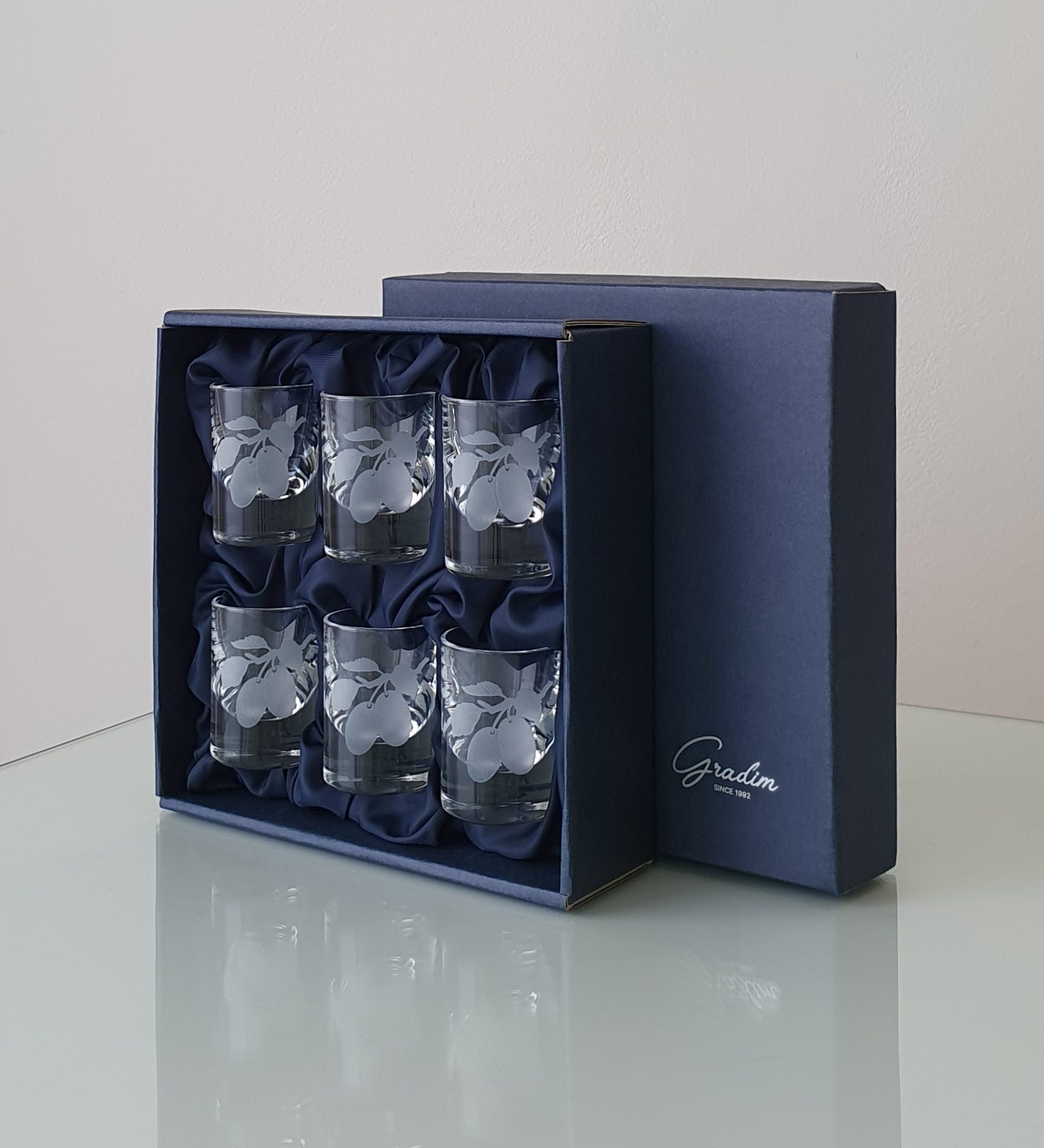 Slivky, pohár 30 ml, 6 ks – Obrázok 2