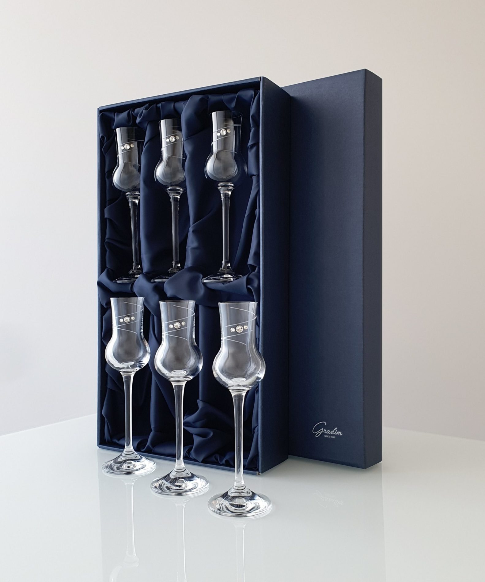 Spiral Gradim crystals, grappa 70 ml, 6 ks