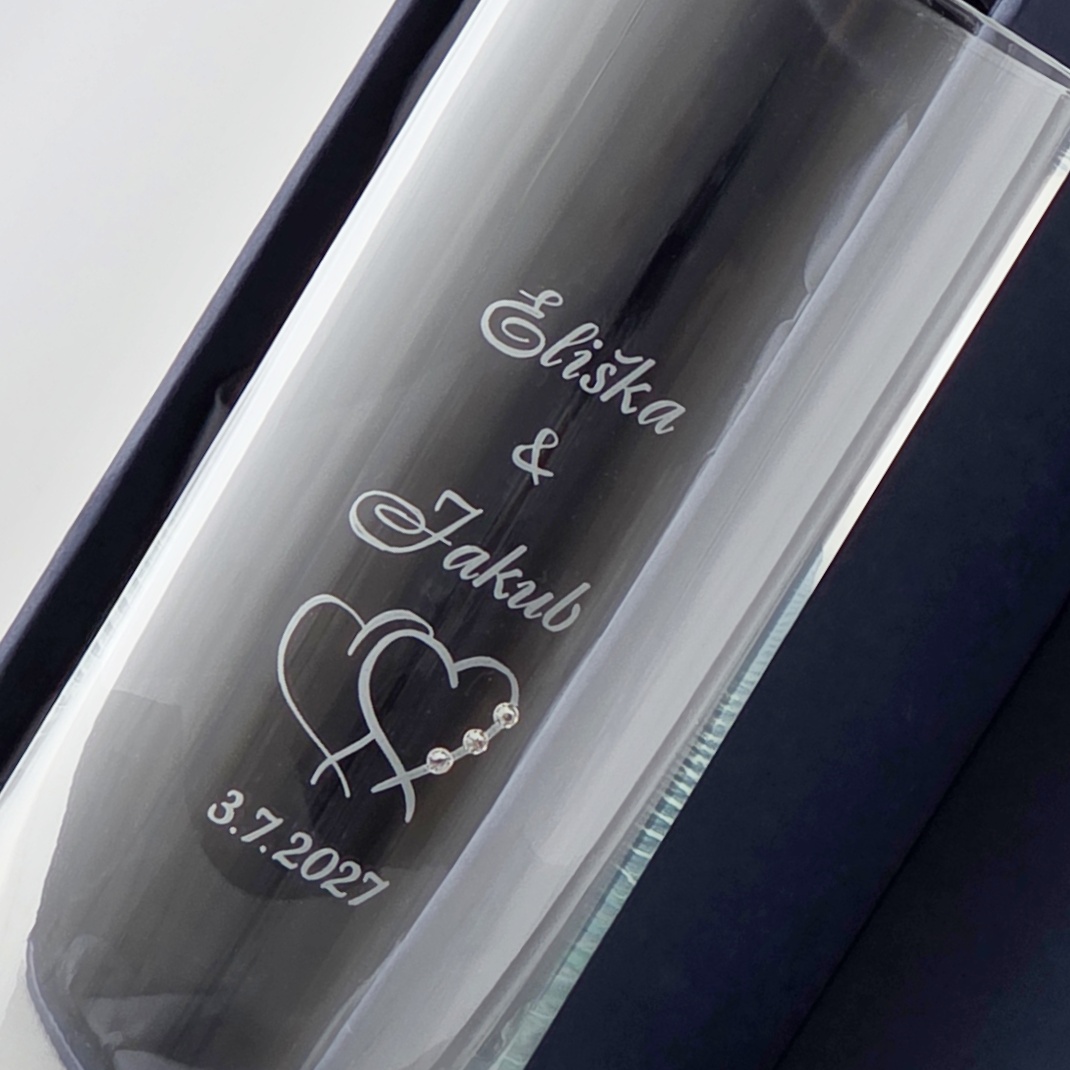 Pure Hearts Gradim crystals, váza 255 mm – Obrázok 3