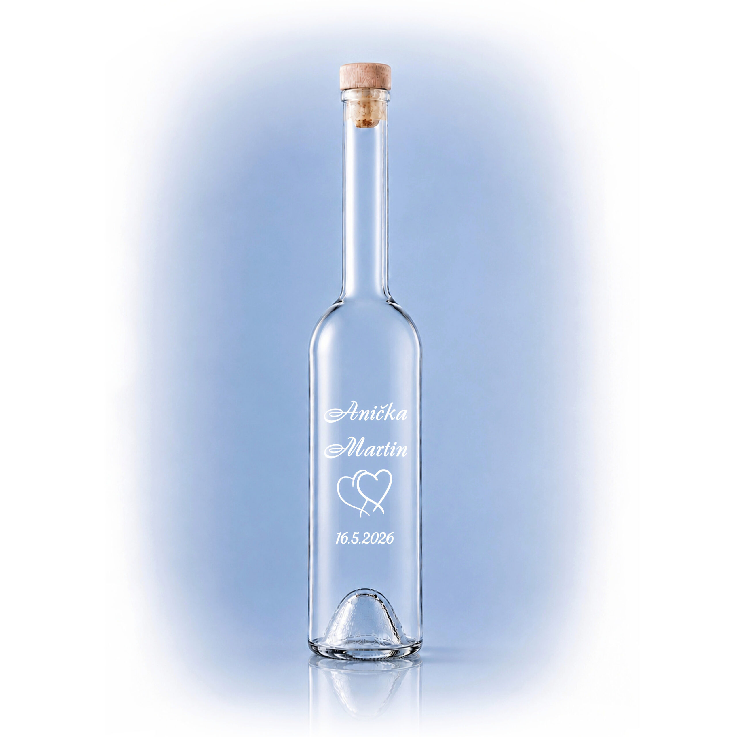 Svadobná fľaška 0,5 l