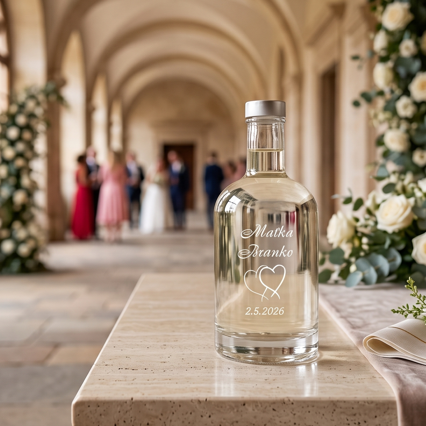 Pure Hearts, fľaška O 0,5 l (0,7 l) 1 ks – Obrázok 2