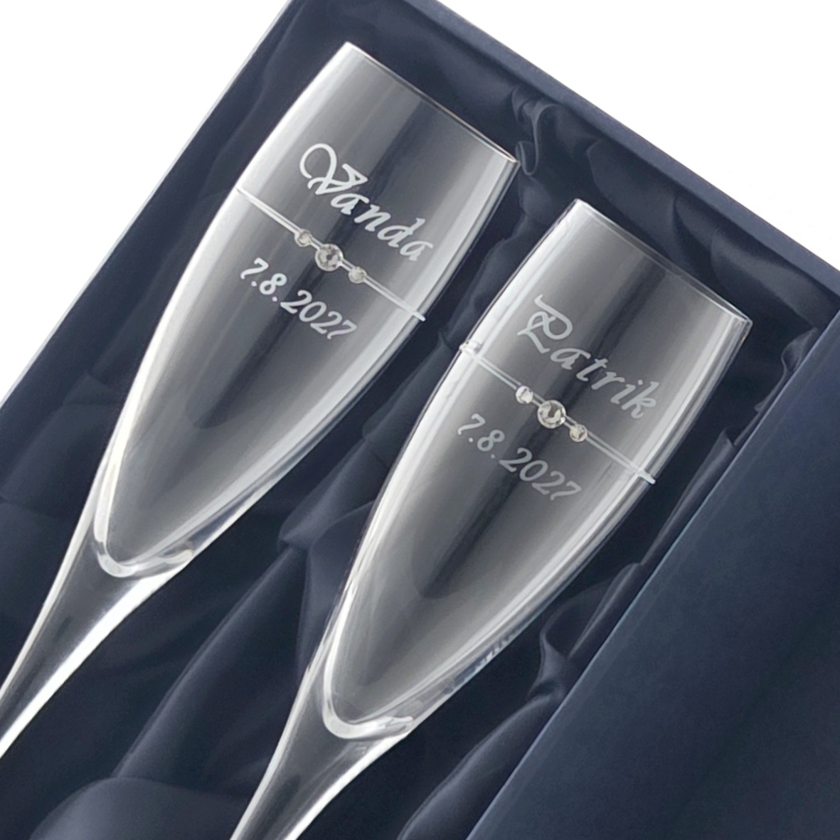 Romance Gradim crystals, Handmade šamp. flauta 180 ml – Obrázok 3